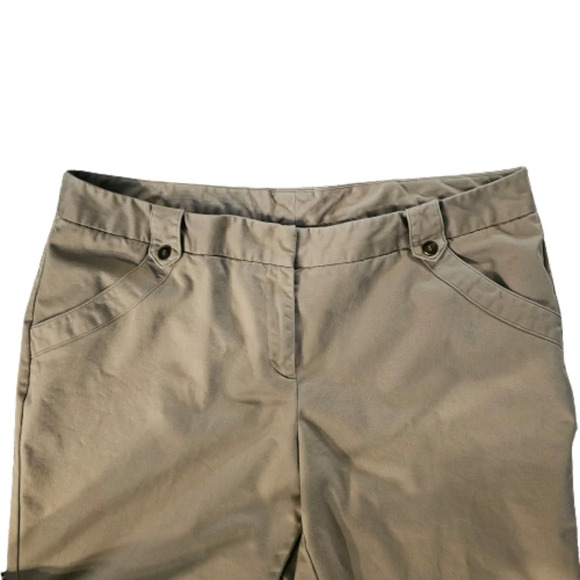 Worthington Modern Fit Khaki Ankle Pants - Picture 4 of 9